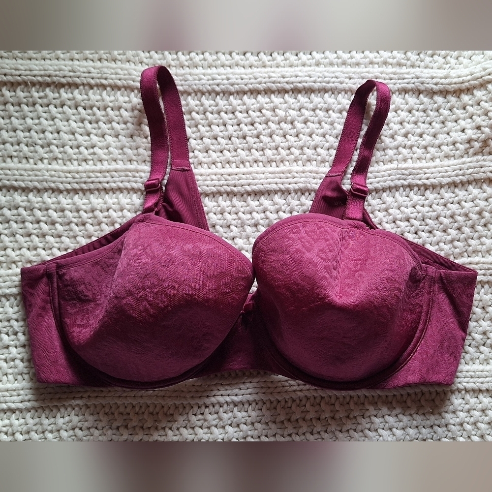 Torrid Curve Elegant Lace Bra - Rich Burgundy Size 38D